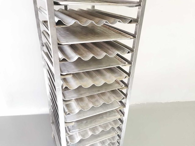 Proffil - stalen - roestvrijstalen trolley - afbeelding 2 van  2