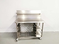 Proffil - stalen - roestvrijstalen werktafel - afbeelding 2 van  2