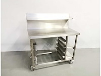 Proffil - stalen - roestvrijstalen werktafel - afbeelding 1 van  2