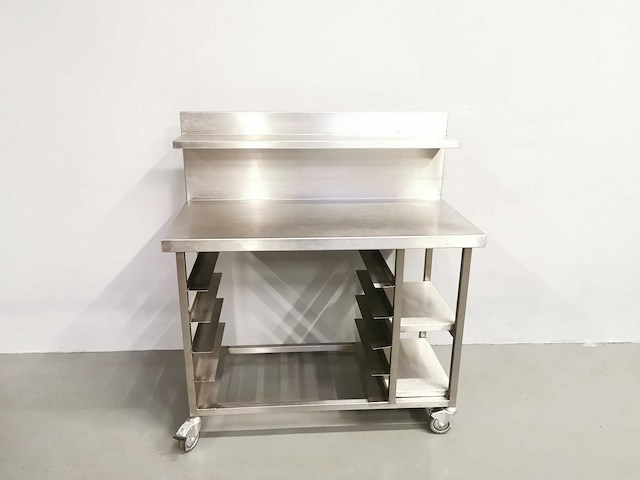 Proffil - stalen - roestvrijstalen werktafel - afbeelding 2 van  2