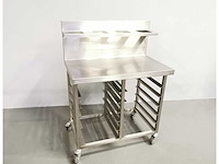 Proffil - stalen - roestvrijstalen werktafel - afbeelding 1 van  2