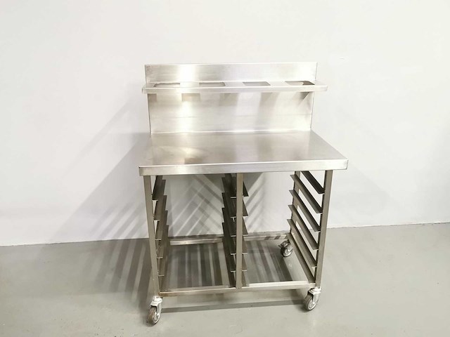 Proffil - stalen - roestvrijstalen werktafel - afbeelding 2 van  2