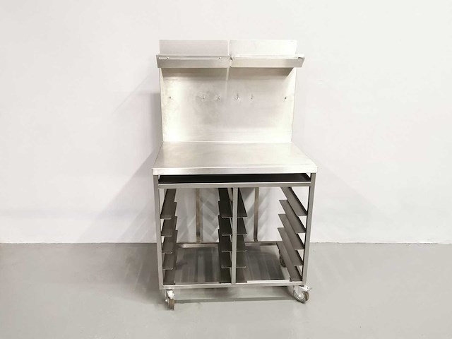 Proffil - stalen - roestvrijstalen werktafel - afbeelding 2 van  2