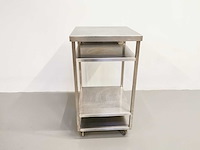 Proffil - stalen - roestvrijstalen werktafel - afbeelding 1 van  2