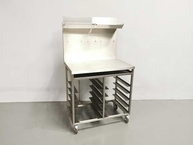 Proffil - stalen - roestvrijstalen werktafel - afbeelding 2 van  2