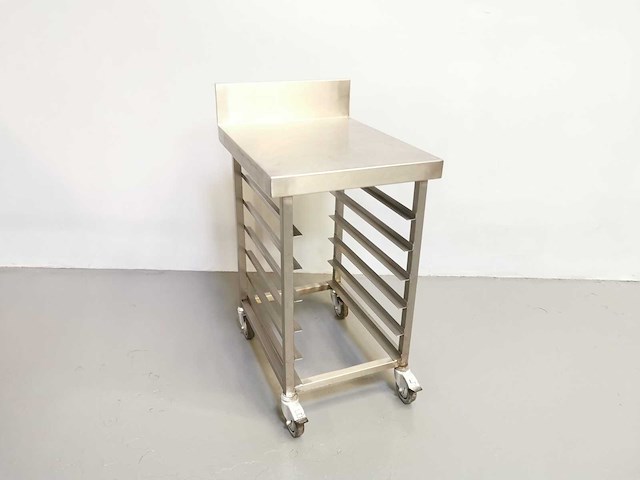 Proffil - stalen - roestvrijstalen werktafel - afbeelding 1 van  2