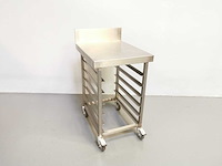 Proffil - stalen - roestvrijstalen werktafel - afbeelding 1 van  2