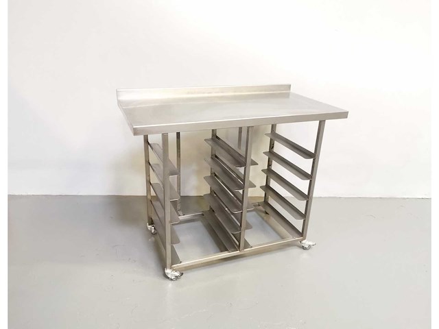 Proffil - stalen - roestvrijstalen werktafel - afbeelding 1 van  1