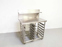 Proffil - stalen - roestvrijstalen werktafel - afbeelding 1 van  2