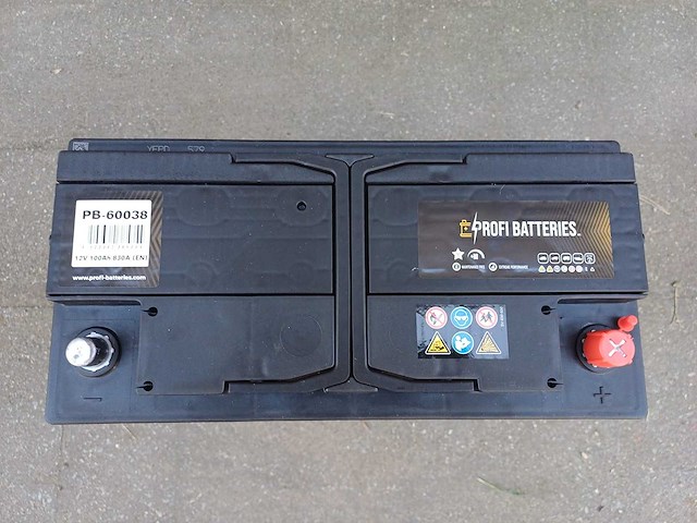 Profi batteries calcium smf 12v 100ah - afbeelding 1 van  1