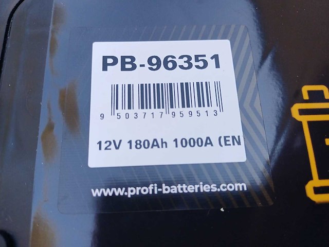 Profi batteries semi traction smf 12v 180ah - afbeelding 1 van  1