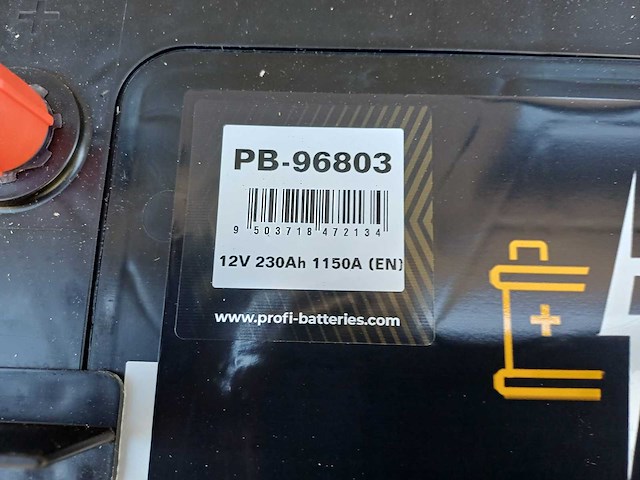 Profi batteries semi traction smf 12v 230ah - afbeelding 2 van  3
