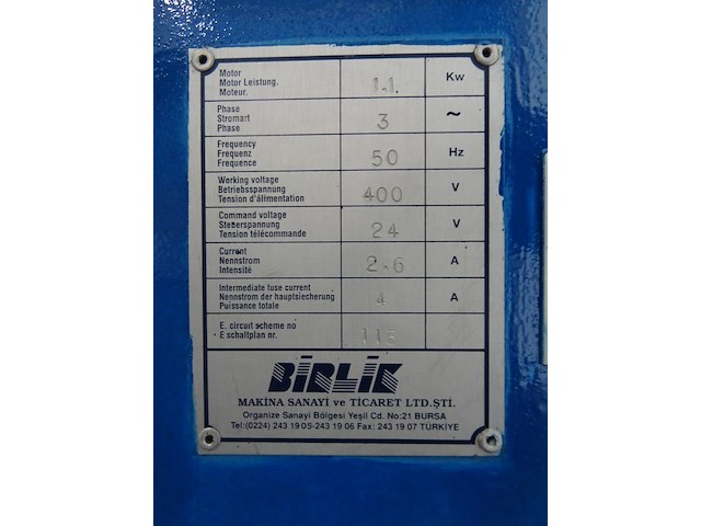 Profielbuigmachine birlik - afbeelding 5 van  9
