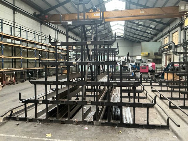 Profielstalen heavy duty magazijnrek - afbeelding 2 van  4