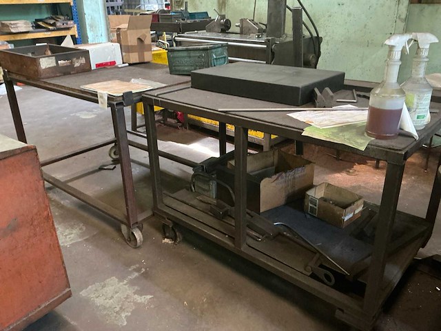 Profielstalen mobiele werktafel (2x) - afbeelding 1 van  5