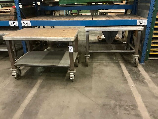 Profielstalen transportwagen (2x) - afbeelding 1 van  4