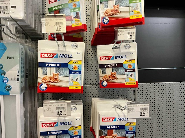 Profile/tesa diverse verlichting en tochtstrips - afbeelding 6 van  17