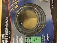 Profitec high end audio kabel 2rca plug 6mm 20m - afbeelding 2 van  3