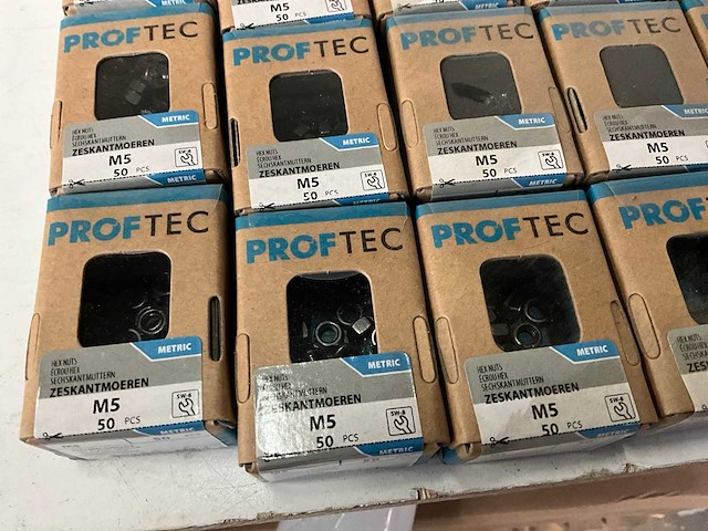 Proftec zeskantmoeren m5 verzinkt 50 stuks (63x) - afbeelding 2 van  4