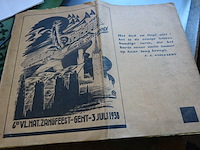 Programma vlaams nationaal zangfeest 1938 - afbeelding 1 van  4