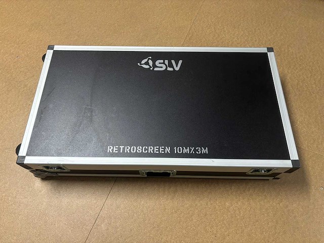 Projectiescherm 10x3m retro - afbeelding 1 van  1