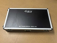 Projectiescherm 10x3m retro - afbeelding 1 van  1