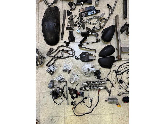 Projectmotor (in onderdelen) - yamaha virago 125cc - afbeelding 2 van  20