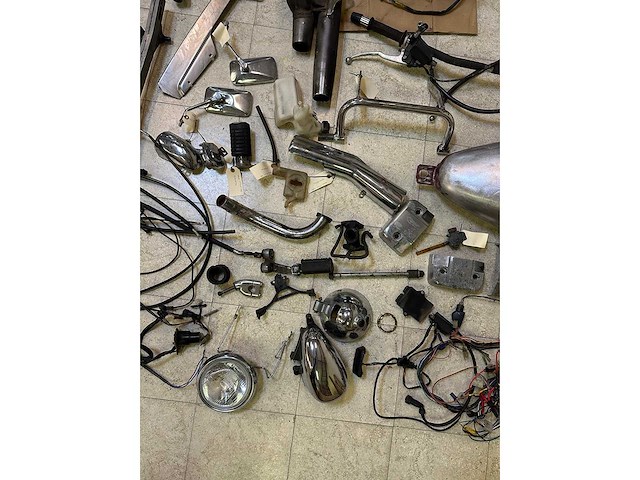 Projectmotor (in onderdelen) - yamaha virago 125cc - afbeelding 5 van  20