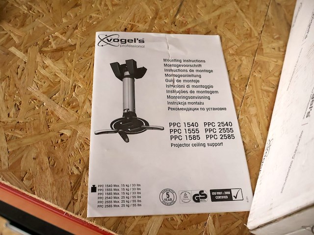 Projector ceiling support (x2) - afbeelding 4 van  4