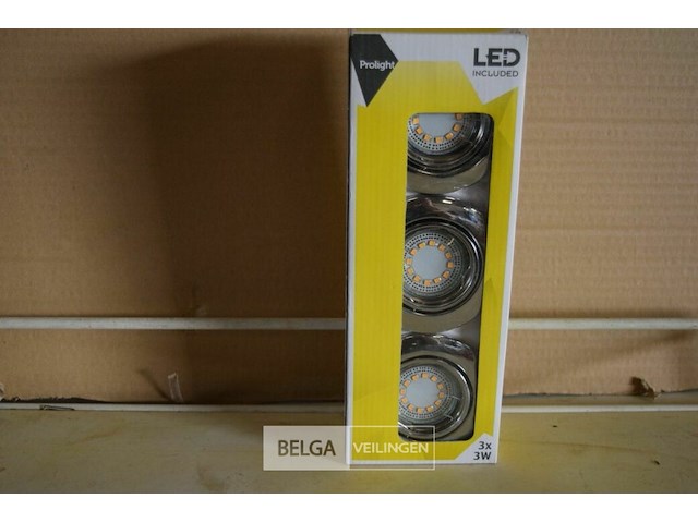 Prolight led included 3x3w - afbeelding 1 van  1