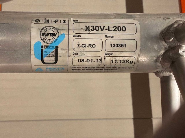 Prolyte x30v 2m truss (3x) - afbeelding 5 van  5