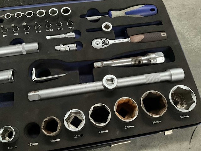 Promat dopsleutel/bitsset - afbeelding 1 van  1