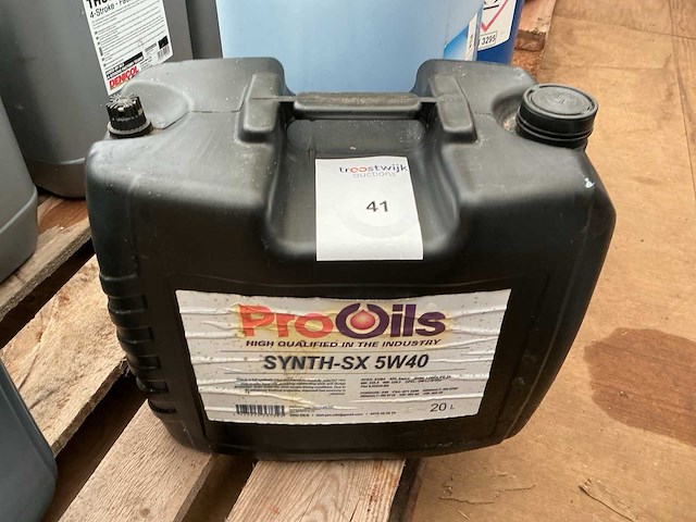 Prooils,inhoud 20 liter sx 5 w40 synthetische motorolie - afbeelding 1 van  2