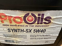 Prooils,inhoud 20 liter sx 5 w40 synthetische motorolie - afbeelding 2 van  2