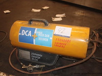Propaan heater, bauger, wcg 33e, 18-33kw, 230v, werking niet gekend - afbeelding 1 van  2