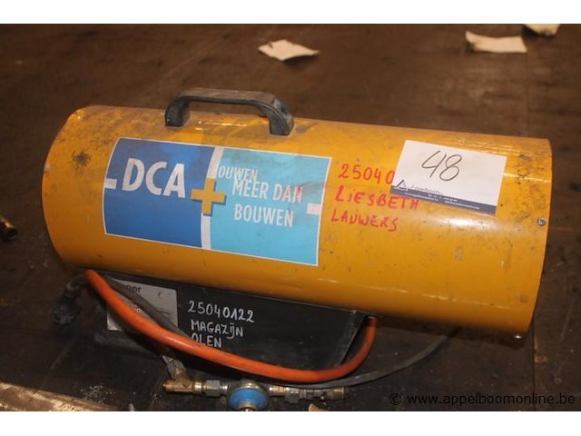 Propaan heater, bauger, wcg 33e, 18-33kw, 230v, werking niet gekend - afbeelding 1 van  2