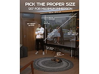Propvue - 120 inch projectorscherm met statief - afbeelding 3 van  9