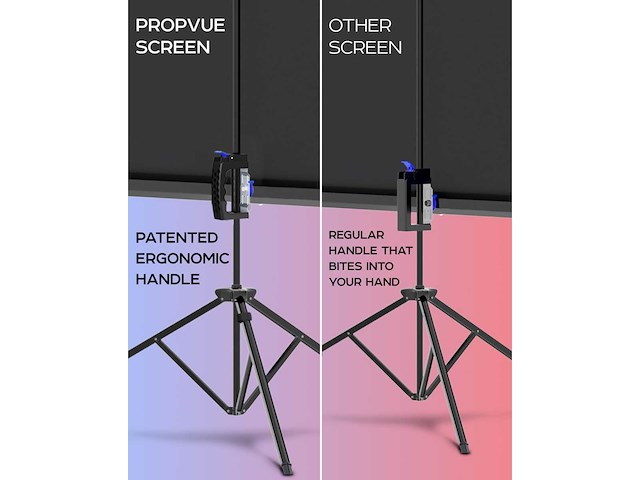 Propvue - 120 inch projectorscherm met statief - afbeelding 7 van  9