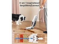 Proscenic f10 pro natte & droge stofzuiger, draadloze stofzuiger & dweil - afbeelding 2 van  6
