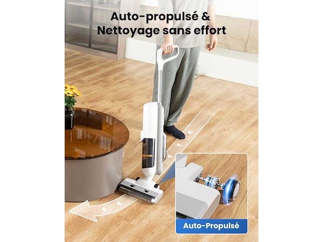 Proscenic f10 pro natte & droge stofzuiger, draadloze stofzuiger & dweil - afbeelding 6 van  6