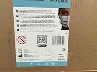 Protect and care partij disposable mondmaskers - afbeelding 3 van  4