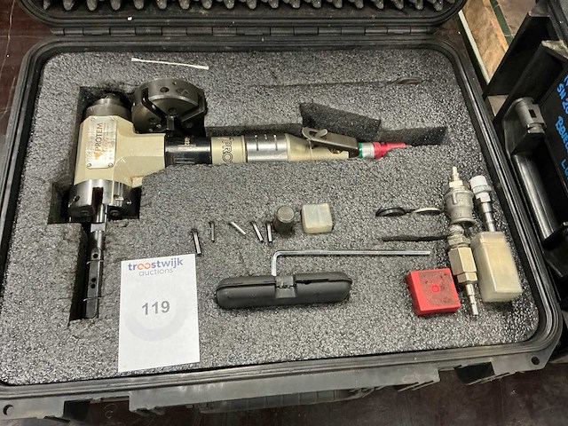 Protem us25 pneumatische pijpafschuinmachine - afbeelding 3 van  5