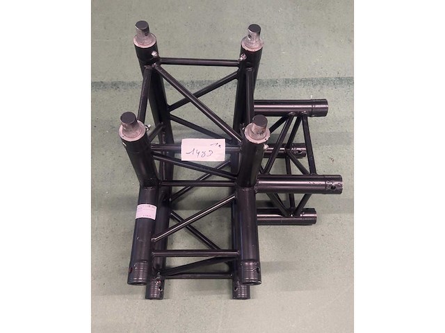 Protruss s31 3-way corner 90° sq30 black - afbeelding 1 van  1