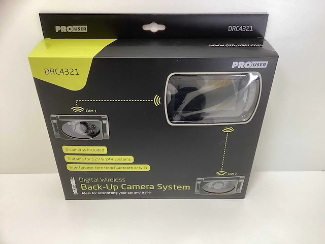 Prouser achteruitrijcamera set met 2 camera's 4,3” - afbeelding 3 van  13