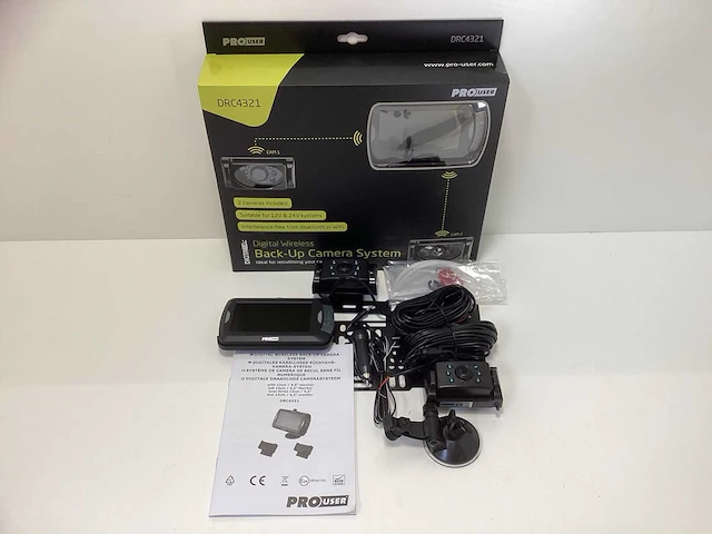 Prouser achteruitrijcamera set met 2 camera's 4,3” - afbeelding 10 van  13