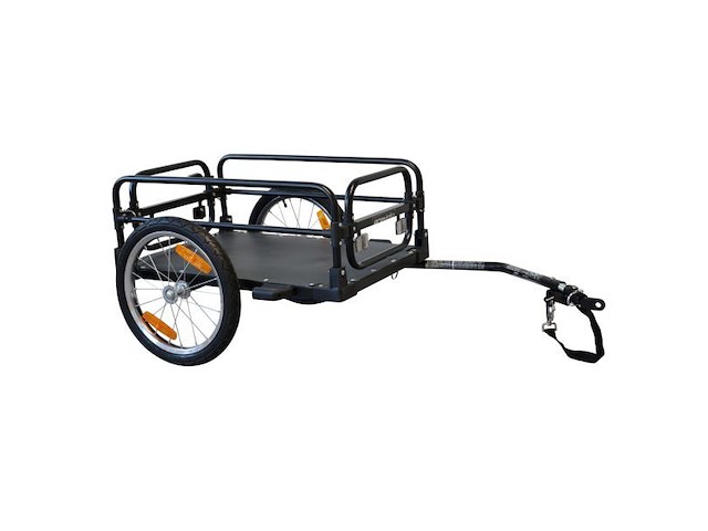 Provelo - fietsaanhanger inklapbaar - zwart - afbeelding 1 van  4