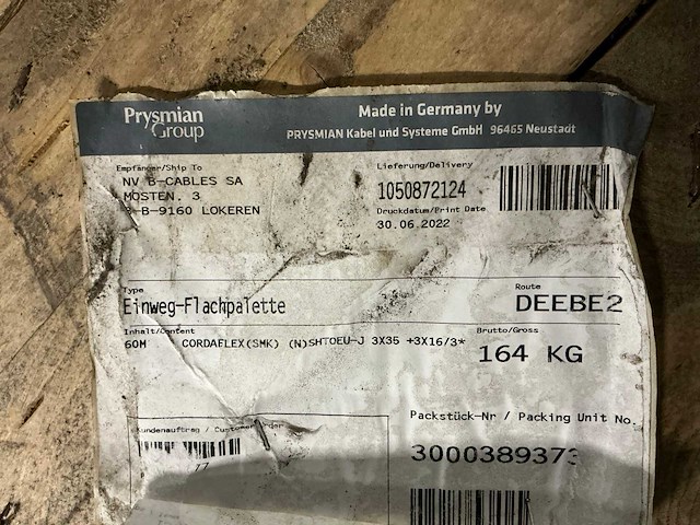 Prysmian cordaflex krachtstroom kabel - afbeelding 4 van  4