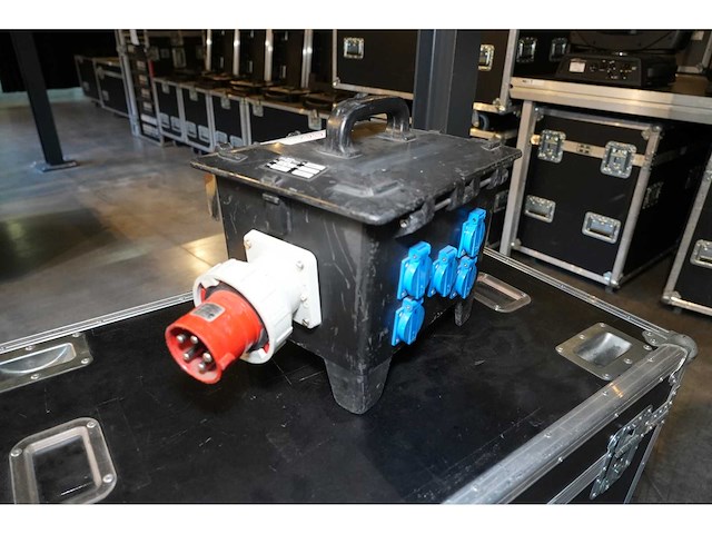 Psu cee 63 a schuko // all weather - cased - afbeelding 1 van  1