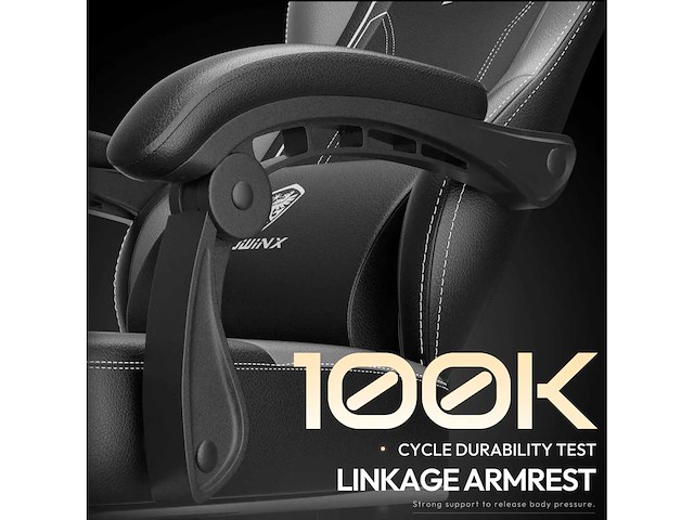 Pu leren gamingstoel - afbeelding 5 van  7