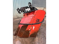 Puin zeefbak graafmachine cw40 ( werkend) - afbeelding 2 van  3